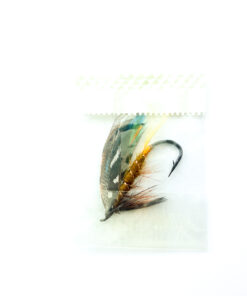 Alternative view of Hardy of Alnwick, Golden Olive, Fully Dressed Salmon Fly 1 (Unused, In Original Sealed Packet, c.1960s)
