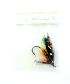 Hardy of Alnwick, Golden Olive, Fully Dressed Salmon Fly 4 (Unused, In Original Sealed Packet, c.1960s)