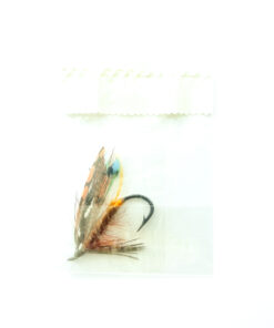 Alternative view of Hardy of Alnwick, Golden Olive, Fully Dressed Salmon Fly 4 (Unused, In Original Sealed Packet, c.1960s)