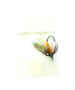 Alternative view of Hardy of Alnwick, Golden Olive, Fully Dressed Salmon Fly 6 (Unused, In Original Sealed Packet, c.1960s)