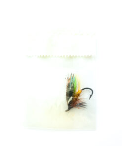 Alternative view of Hardy of Alnwick, Golden Olive, Fully Dressed Salmon Fly 8 (Unused, In Original Sealed Packet, c.1960s)