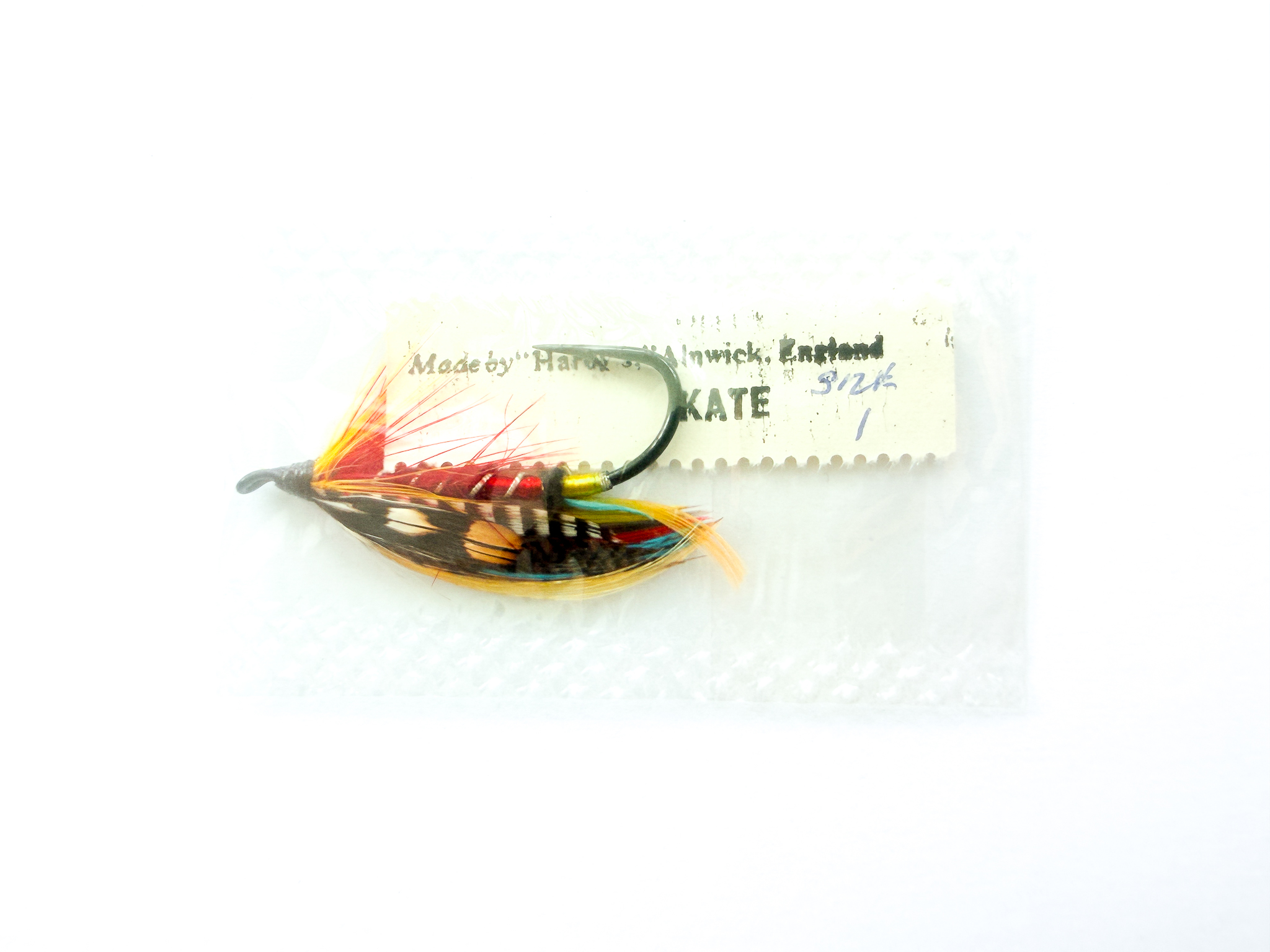 Hardy of Alnwick, Kate, Fully Dressed Salmon Fly 1 (Unused, In Original Sealed Packet, c.1960s)