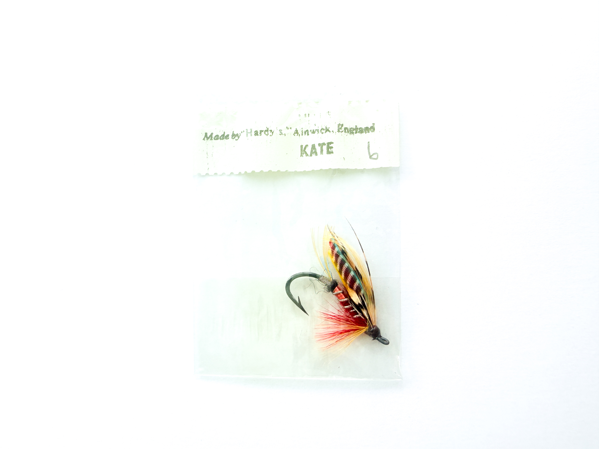 Hardy of Alnwick, Kate, Fully Dressed Salmon Fly 6 (Unused, In Original Sealed Packet, c.1960s)