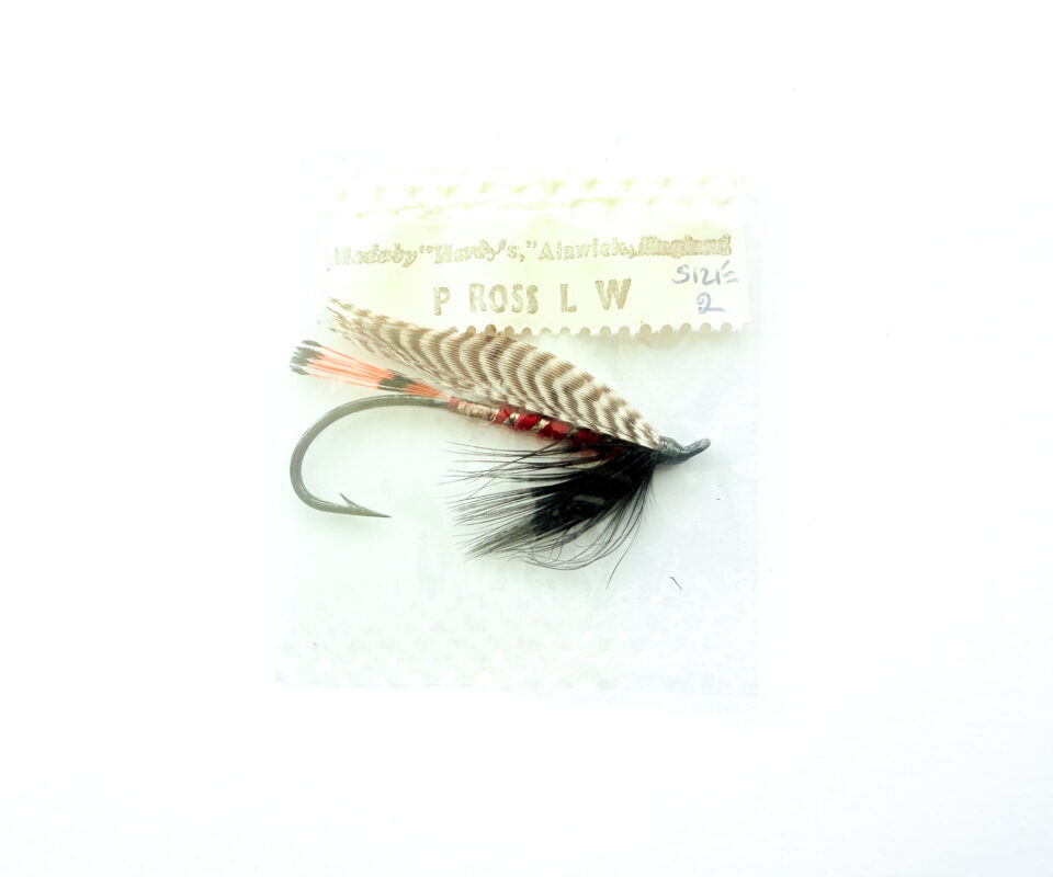 Hardy of Alnwick, Peter Ross (LW), Fully Dressed Salmon Fly 2 (Unused, In Original Sealed Packet, c.1960s)