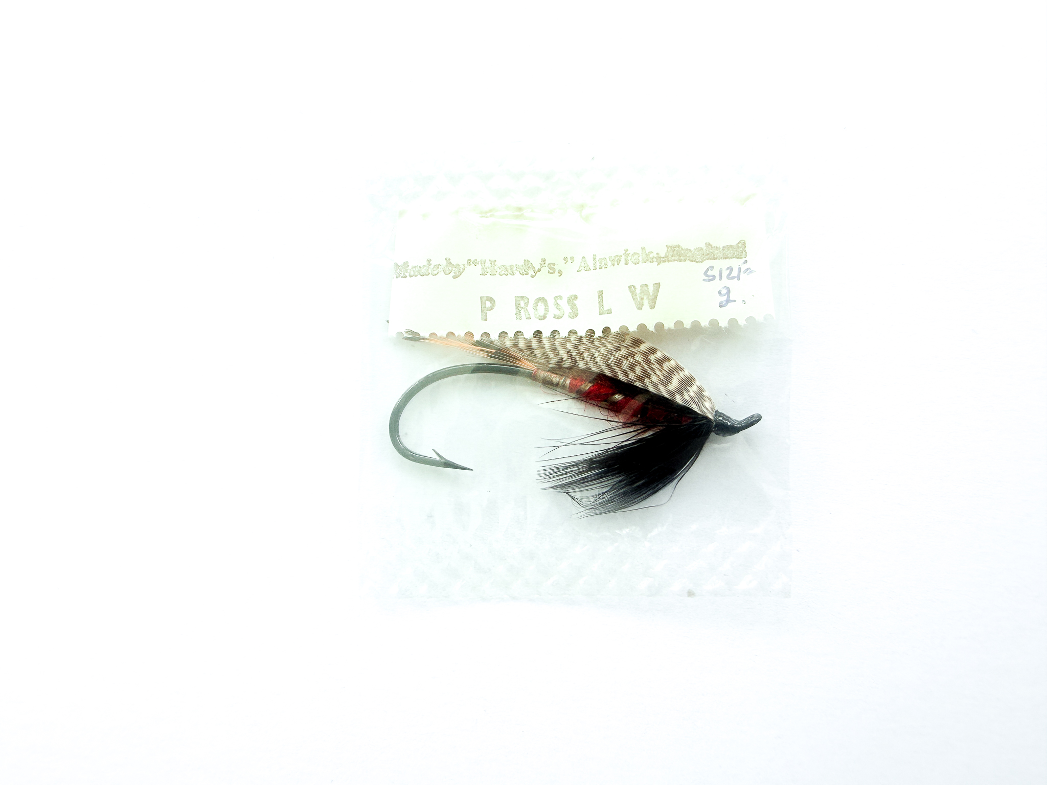 Hardy of Alnwick, Peter Ross (LW), Fully Dressed Salmon Fly 2 (Unused, In Original Sealed Packet, c.1960s)