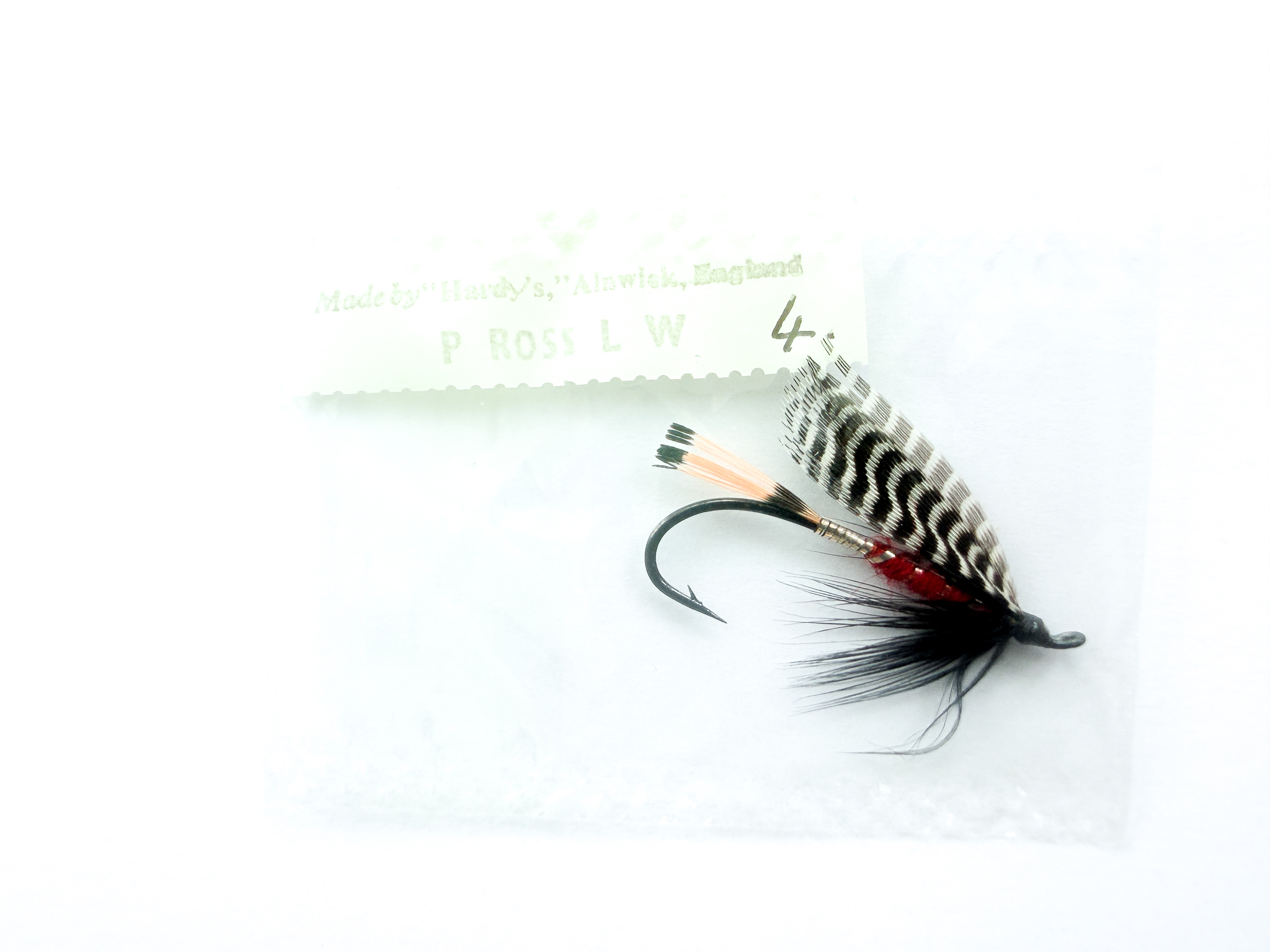 Hardy of Alnwick, Peter Ross (LW), Fully Dressed Salmon Fly 4 (Unused, In Original Sealed Packet, c.1960s)