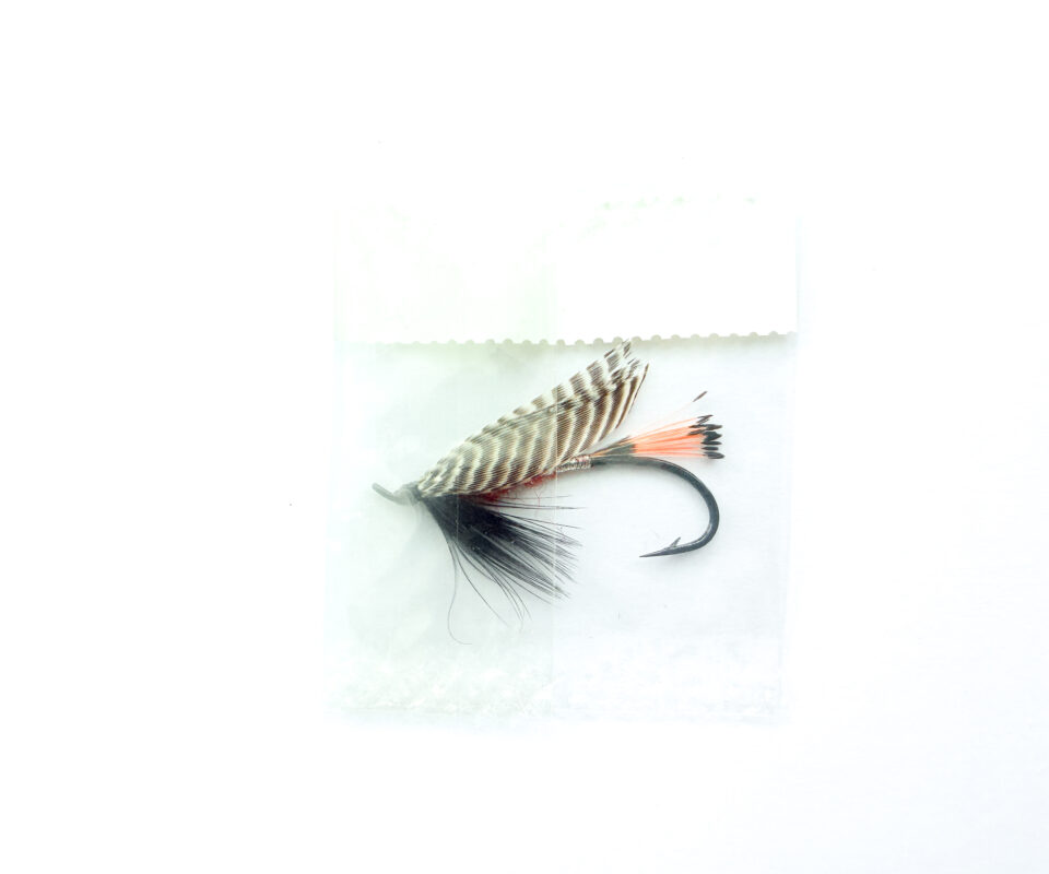Alternative view of Hardy of Alnwick, Peter Ross (LW), Fully Dressed Salmon Fly 4 (Unused, In Original Sealed Packet, c.1960s)