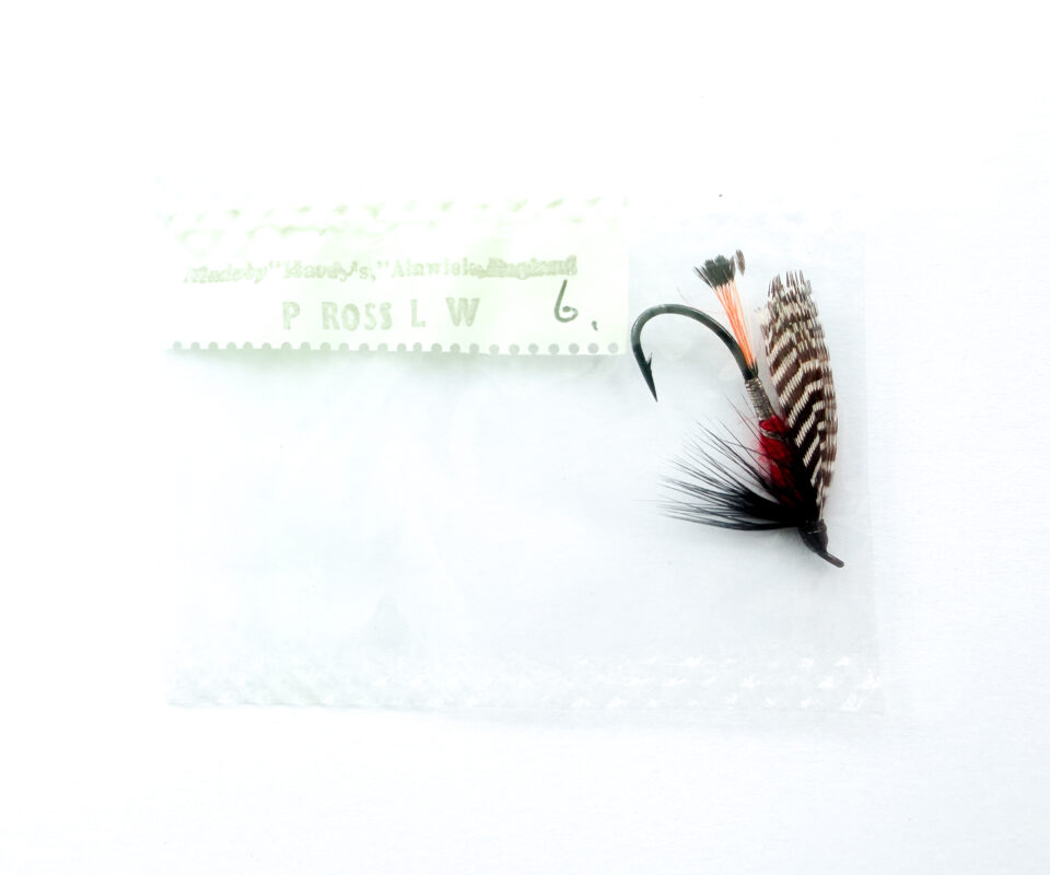 Hardy of Alnwick, Peter Ross (LW), Fully Dressed Salmon Fly 6 (Unused, In Original Sealed Packet, c.1960s)