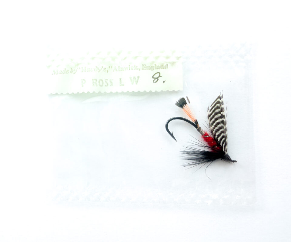 Hardy of Alnwick, Peter Ross (LW), Fully Dressed Salmon Fly 8 (Unused, In Original Sealed Packet, c.1960s)