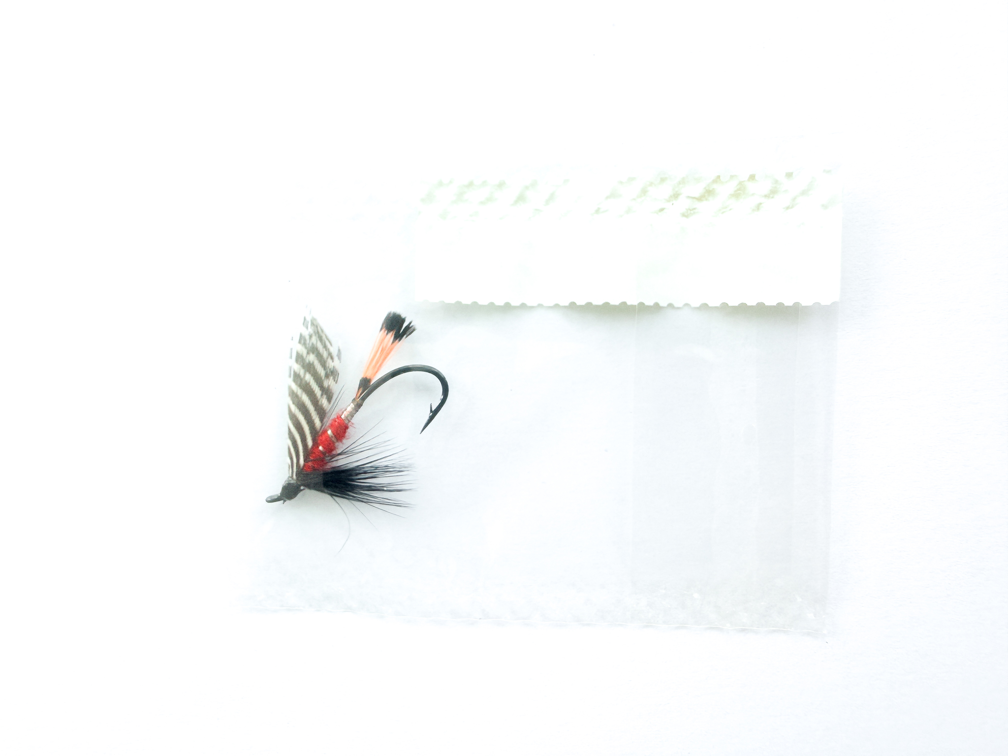Hardy of Alnwick, Peter Ross (LW), Fully Dressed Salmon Fly 8 (Unused, In Original Sealed Packet, c.1960s) - Image 2