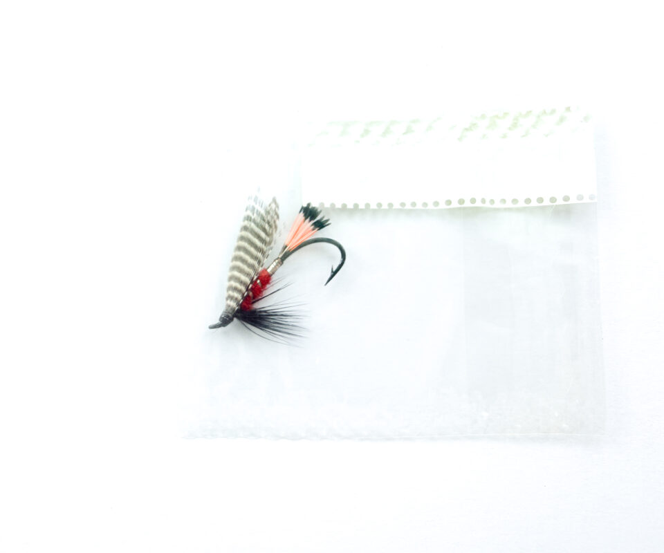 Alternative view of Hardy of Alnwick, Peter Ross (LW), Fully Dressed Salmon Fly 8 (Unused, In Original Sealed Packet, c.1960s)
