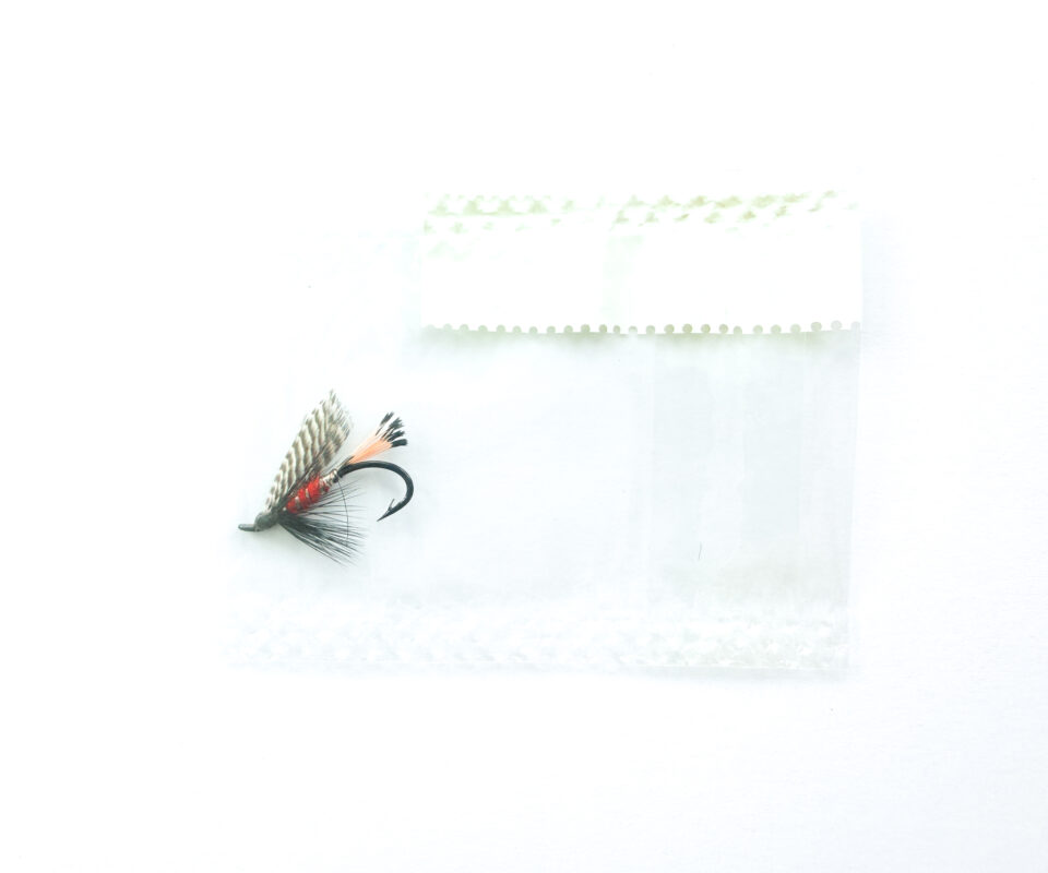 Alternative view of Hardy of Alnwick, Peter Ross (LW), Fully Dressed Salmon Fly 10 (Unused, In Original Sealed Packet, c.1960s)