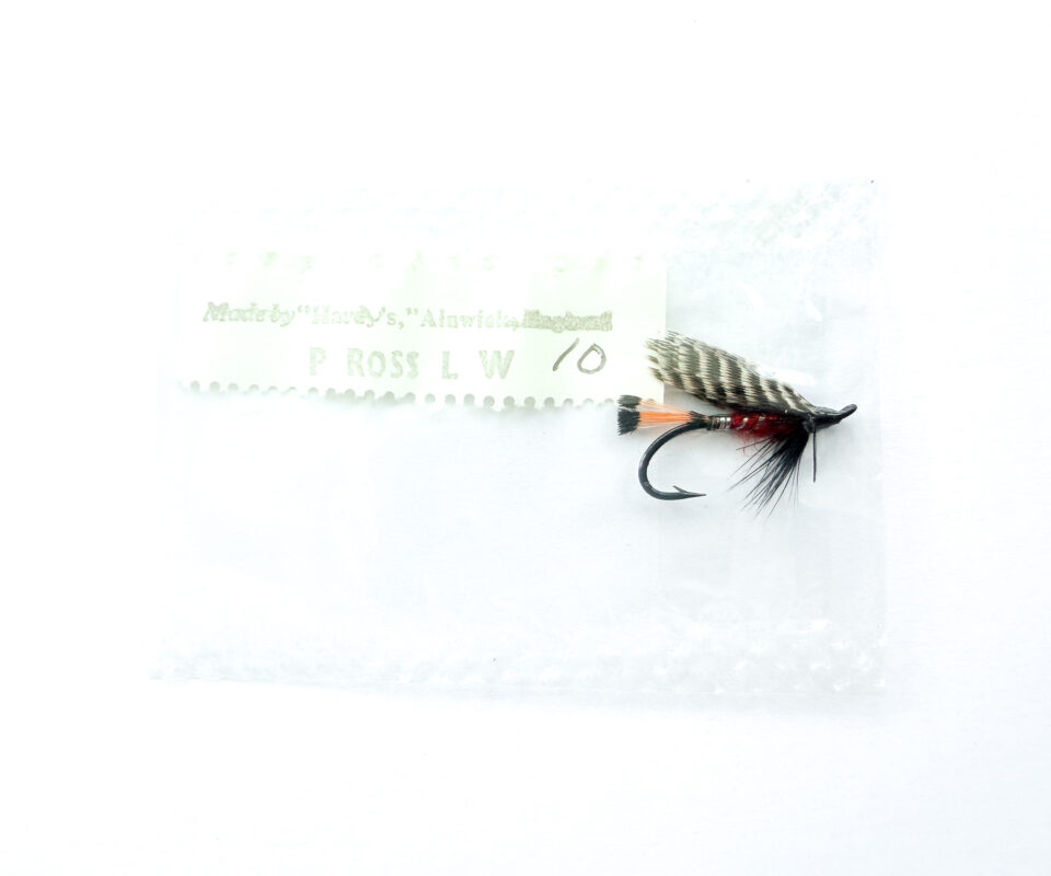 Hardy of Alnwick, Peter Ross (LW), Fully Dressed Salmon Fly 10 (Unused, In Original Sealed Packet, c.1960s)