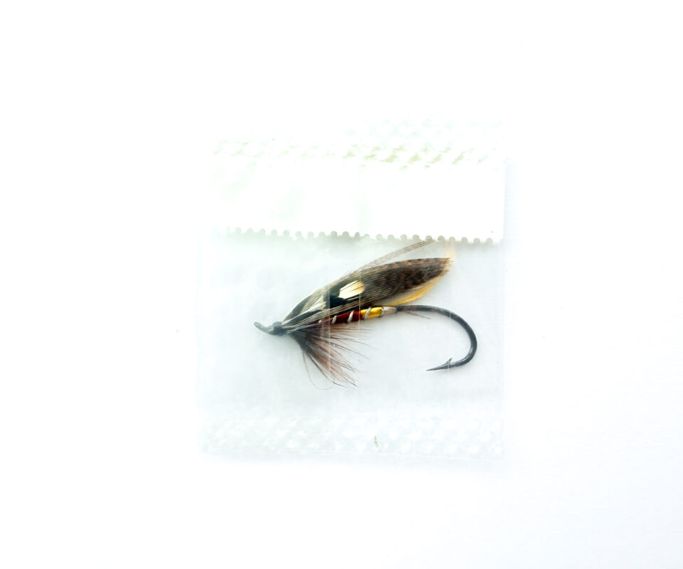 Alternative view of Hardy of Alnwick, Jockie (LW), Fully Dressed Salmon Fly 4 (Unused, In Original Sealed Packet, c.1960s)