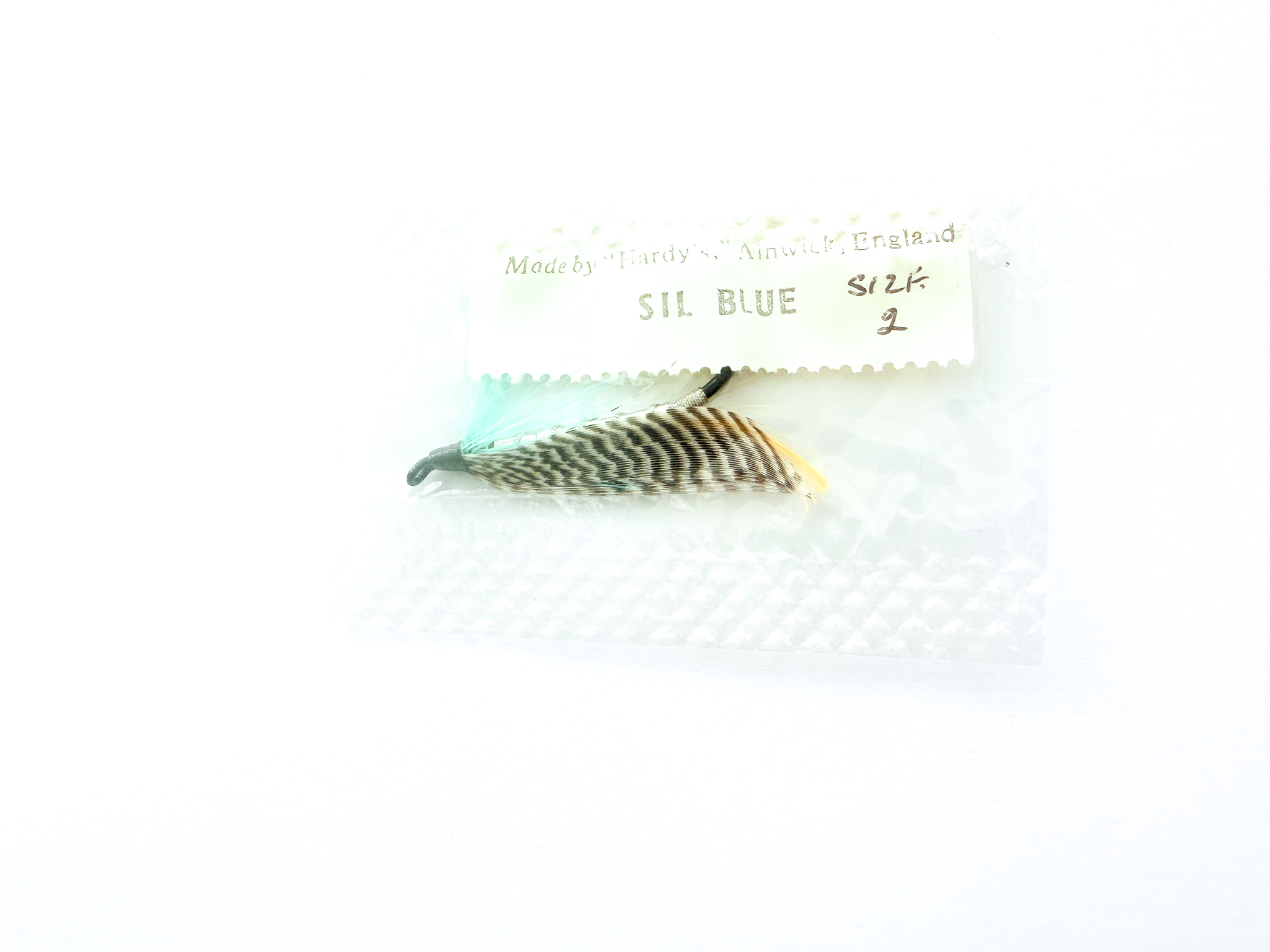 Hardy of Alnwick, Silver Blue, Fully Dressed Salmon Fly 2 (Unused, In Original Sealed Packet, c.1960s)