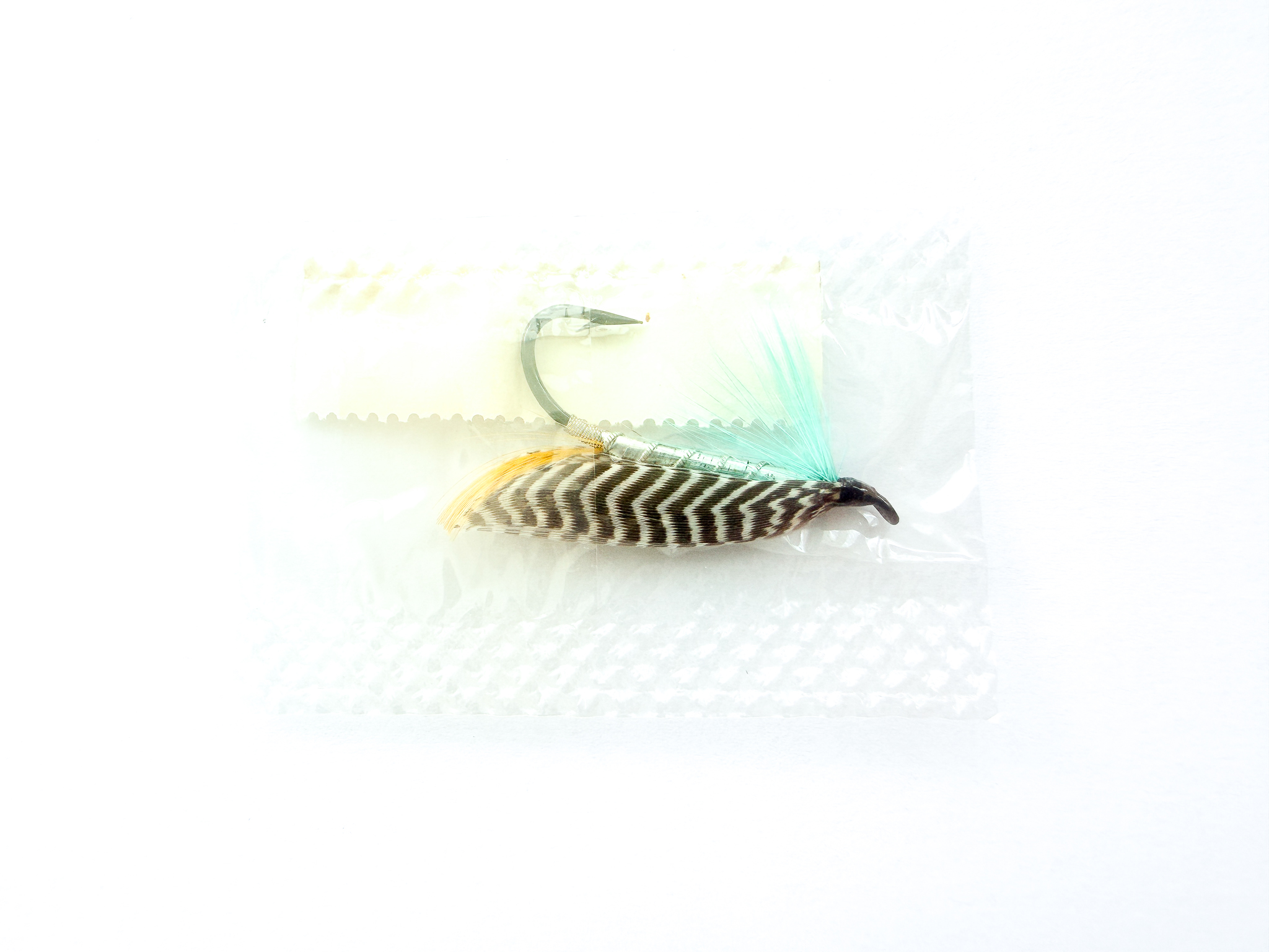 Hardy of Alnwick, Silver Blue, Fully Dressed Salmon Fly 2 (Unused, In Original Sealed Packet, c.1960s) - Image 2