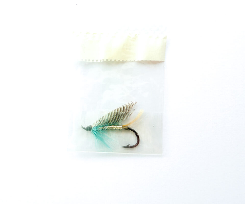 Alternative view of Hardy of Alnwick, Silver Blue, Fully Dressed Salmon Fly 4 (Unused, In Original Sealed Packet, c.1960s)