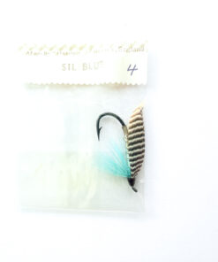 Hardy of Alnwick, Silver Blue, Fully Dressed Salmon Fly 4 (Unused, In Original Sealed Packet, c.1960s)