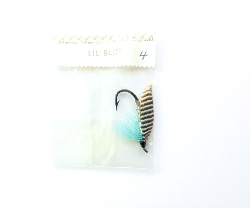 Hardy of Alnwick, Silver Blue, Fully Dressed Salmon Fly 4 (Unused, In Original Sealed Packet, c.1960s)