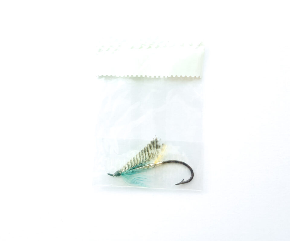Alternative view of Hardy of Alnwick, Silver Blue (LW), Fully Dressed Salmon Fly 4 (Unused, In Original Sealed Packet, c.1960s)