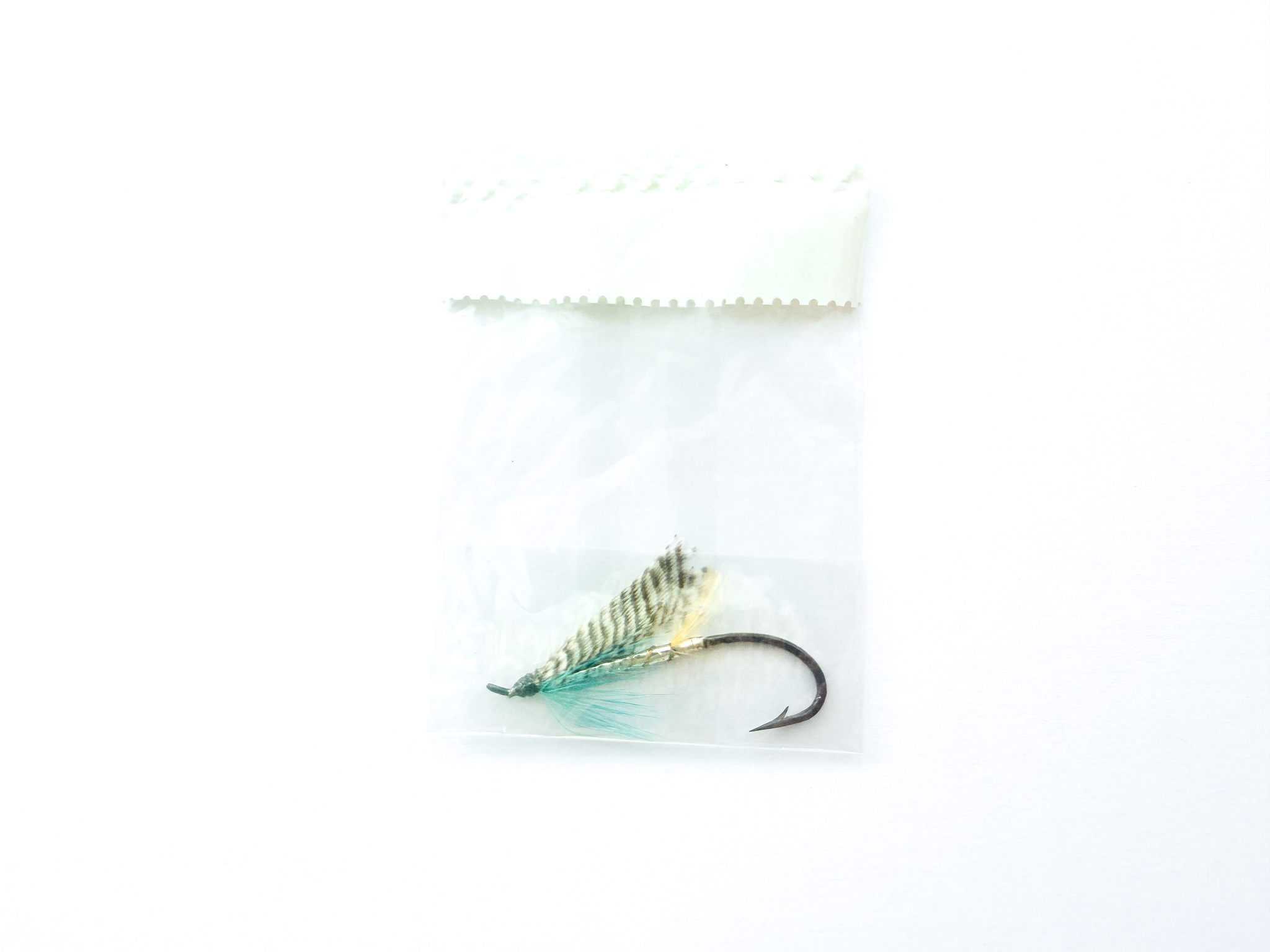 Hardy of Alnwick, Silver Blue (LW), Fully Dressed Salmon Fly 4 (Unused, In Original Sealed Packet, c.1960s) - Image 2
