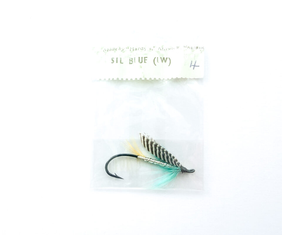 Hardy of Alnwick, Silver Blue (LW), Fully Dressed Salmon Fly 4 (Unused, In Original Sealed Packet, c.1960s)