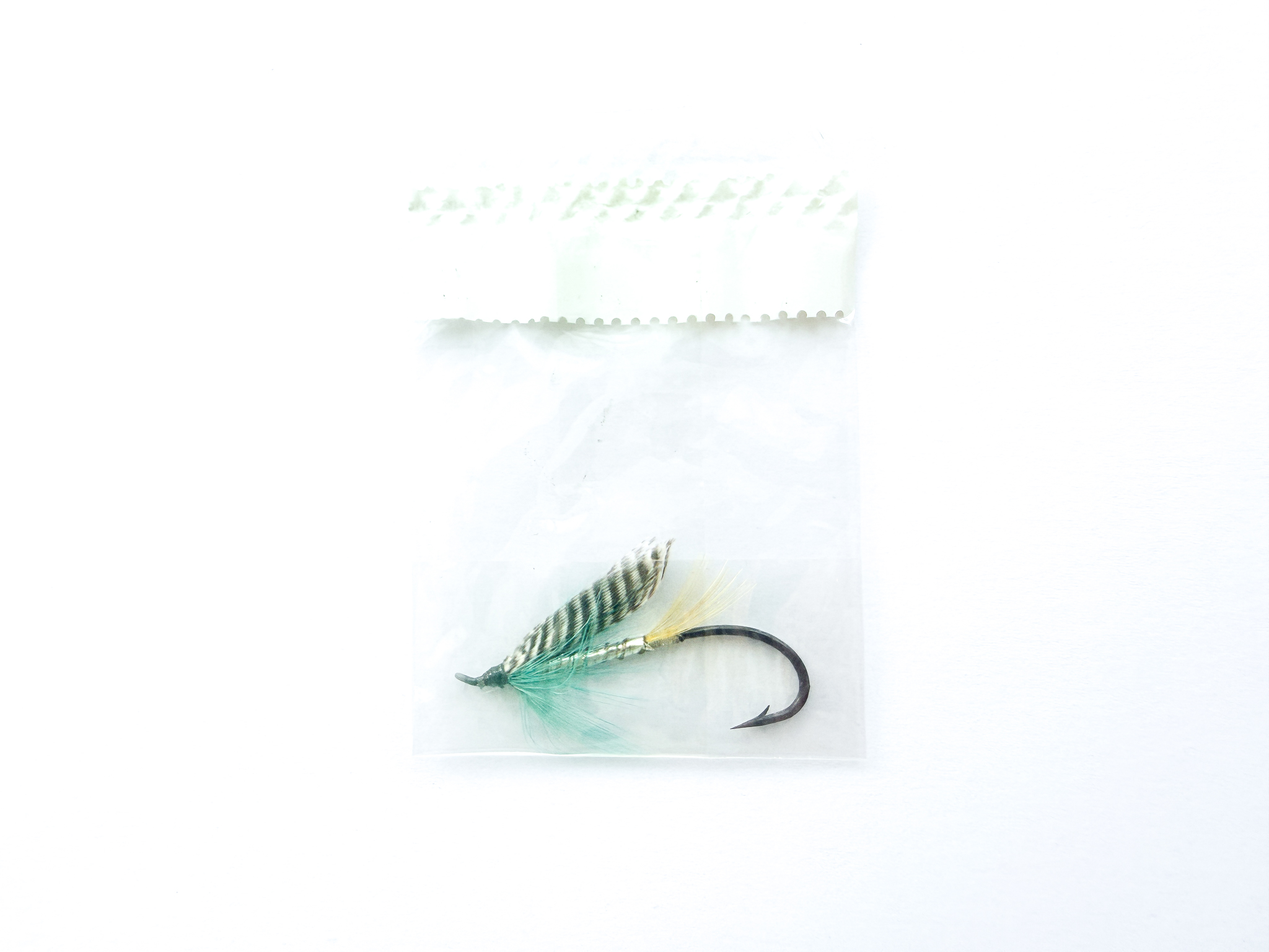 Hardy of Alnwick, Silver Blue (LW), Fully Dressed Salmon Fly 4 (Unused, In Original Sealed Packet, c.1960s) - Image 2