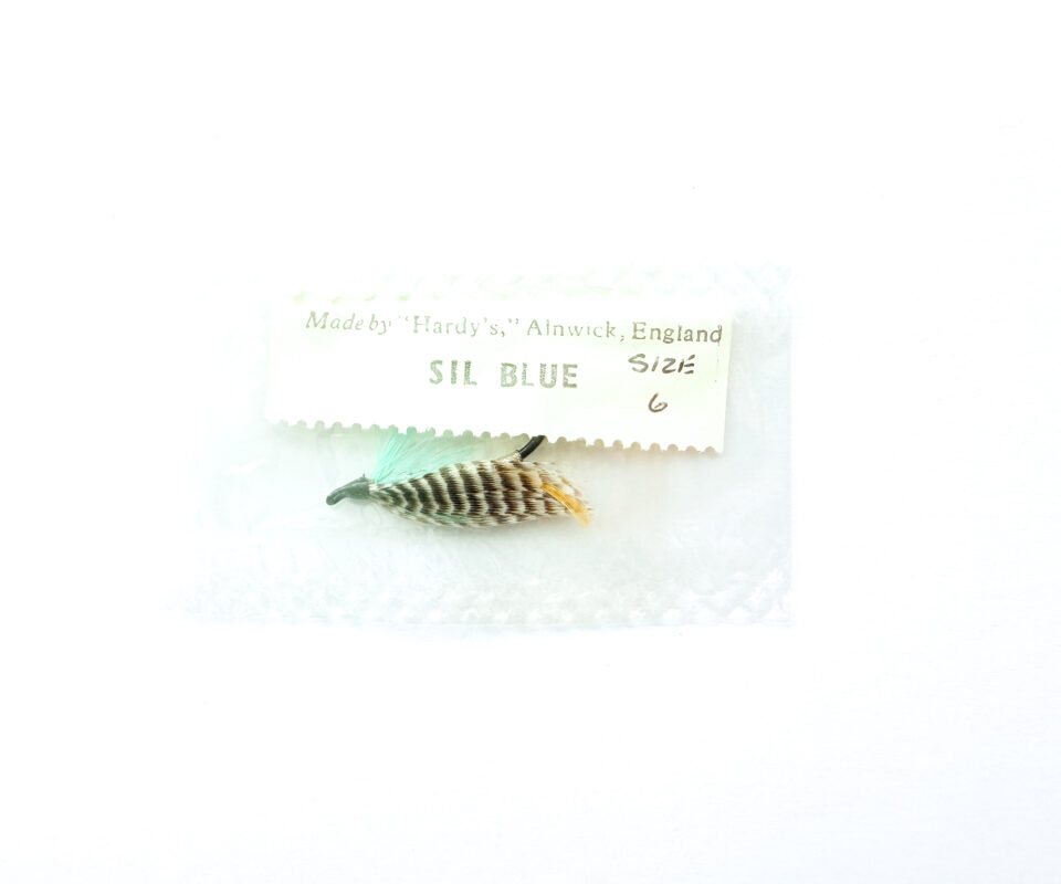 Hardy of Alnwick, Silver Blue, Fully Dressed Salmon Fly 6 (Unused, In Original Sealed Packet, c.1960s)