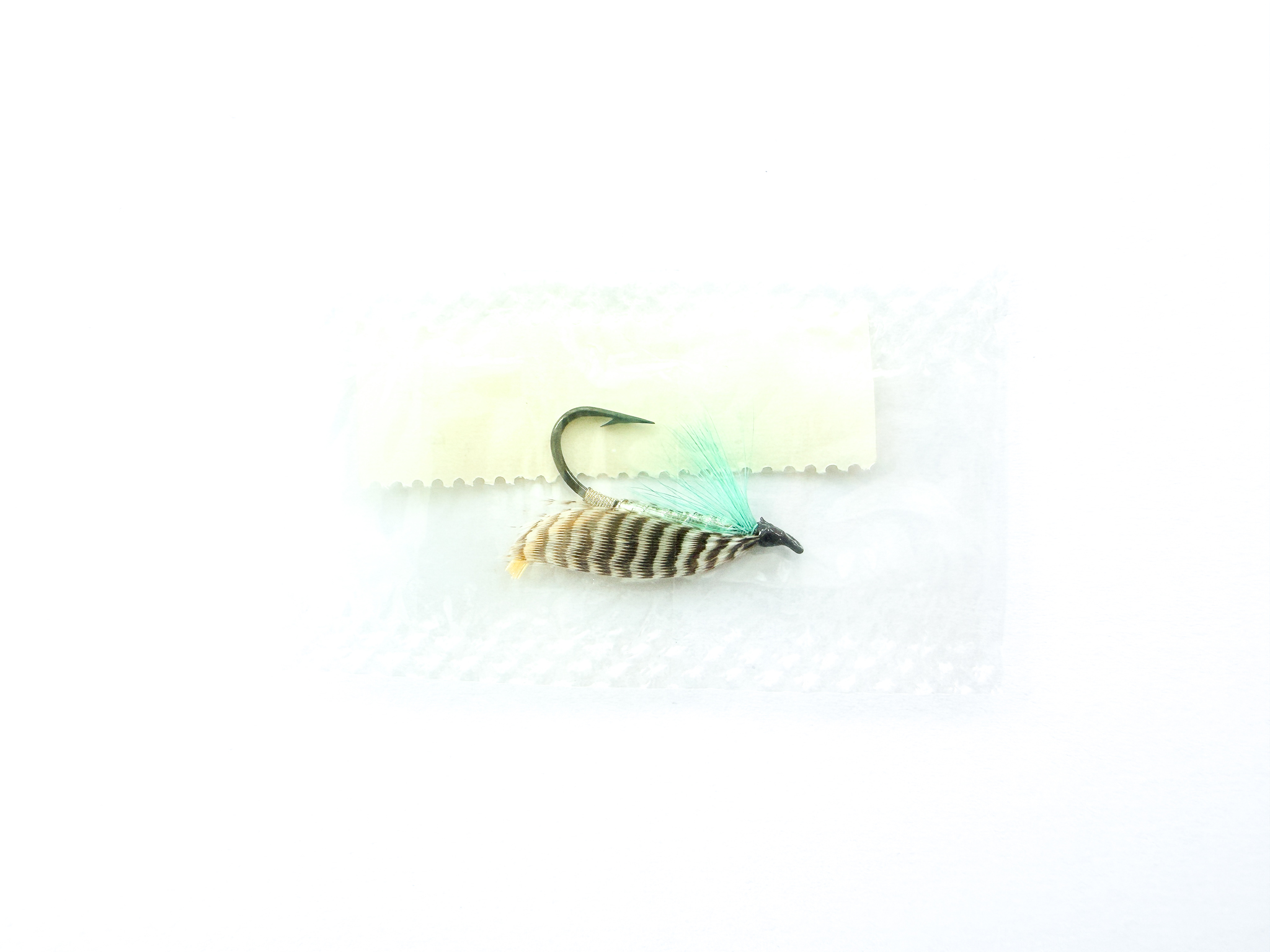 Hardy of Alnwick, Silver Blue, Fully Dressed Salmon Fly 6 (Unused, In Original Sealed Packet, c.1960s) - Image 2