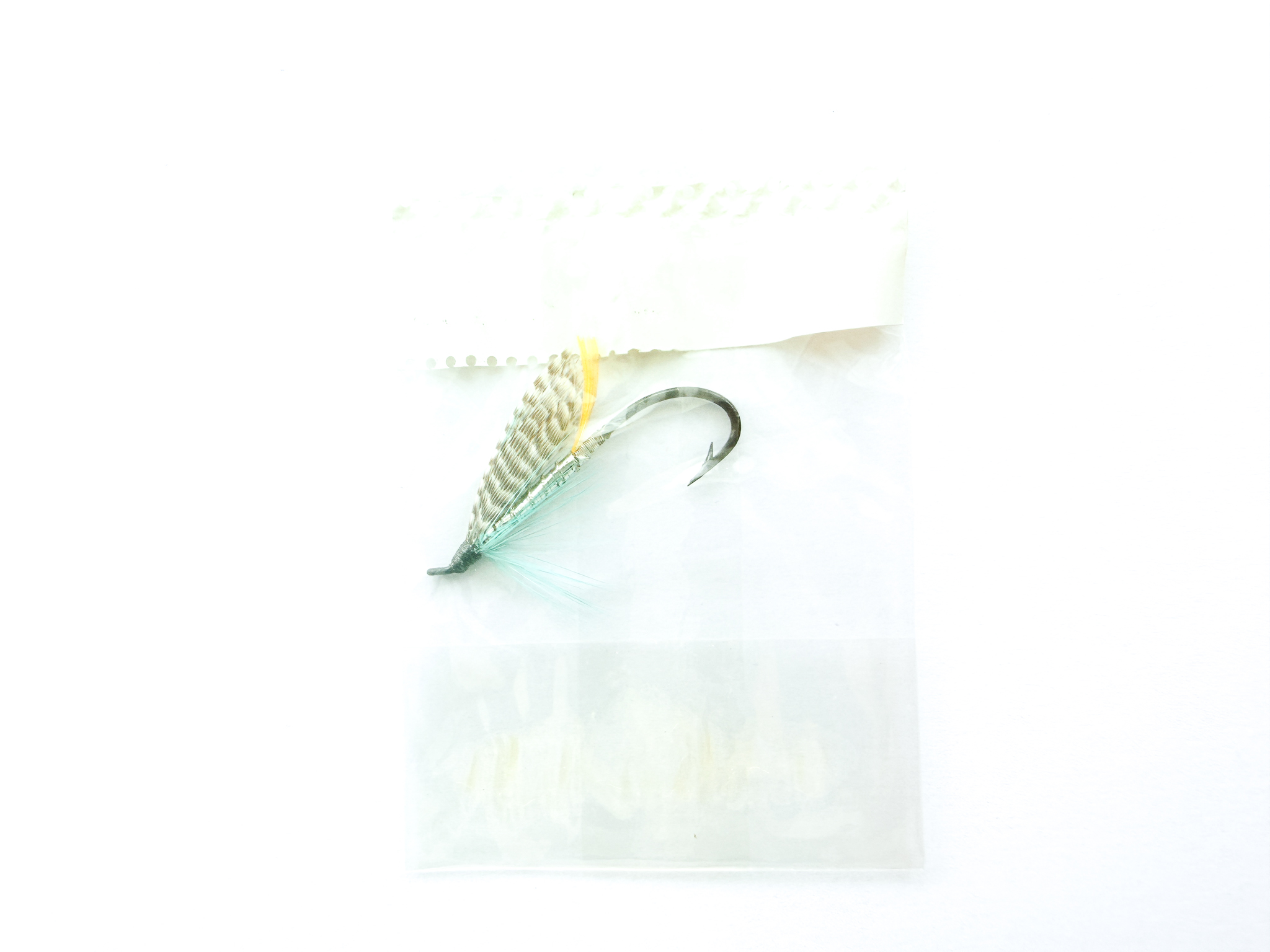 Hardy of Alnwick, Silver Blue (LW), Fully Dressed Salmon Fly 6 (Unused, In Original Sealed Packet, c.1960s) - Image 2
