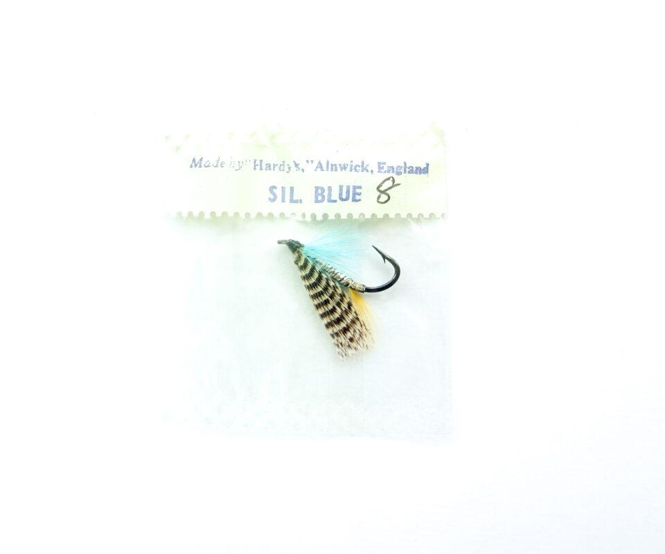 Hardy of Alnwick, Silver Blue, Fully Dressed Salmon Fly 8 (Unused, In Original Sealed Packet, c.1960s)