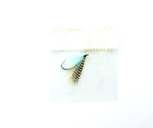 Alternative view of Hardy of Alnwick, Silver Blue, Fully Dressed Salmon Fly 8 (Unused, In Original Sealed Packet, c.1960s)