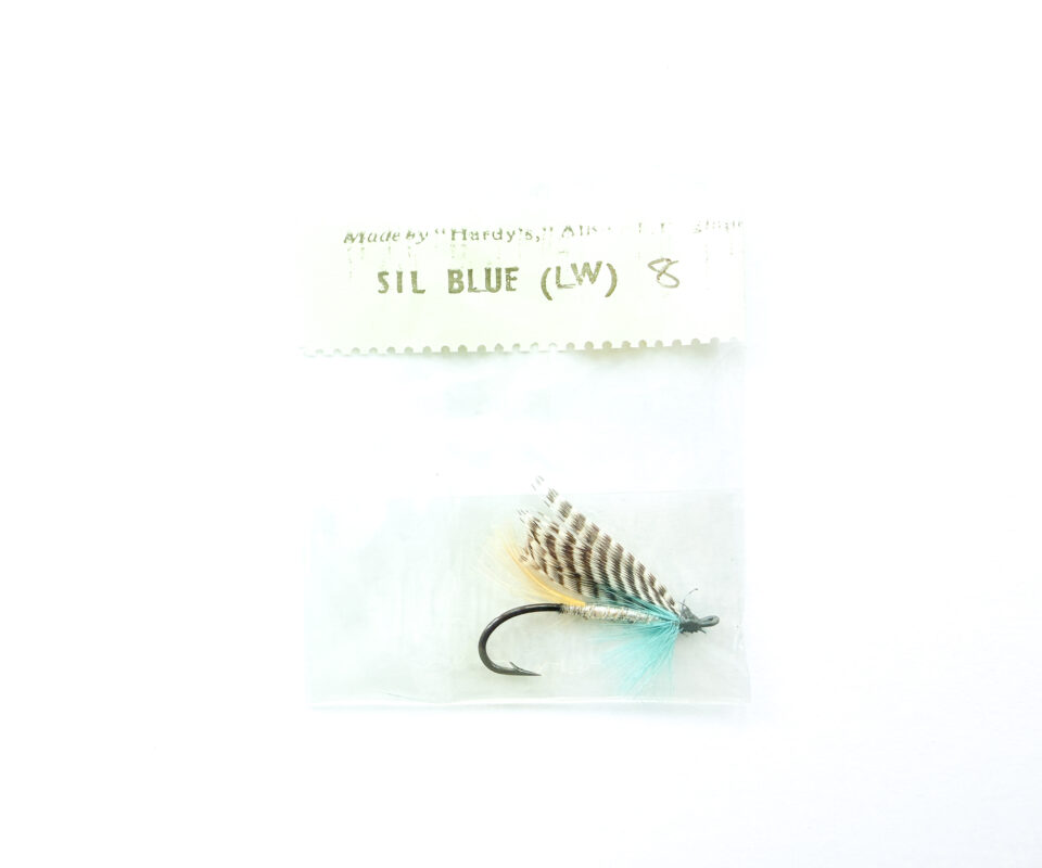 Hardy of Alnwick, Silver Blue (LW), Fully Dressed Salmon Fly 8 (Unused, In Original Sealed Packet, c.1960s)