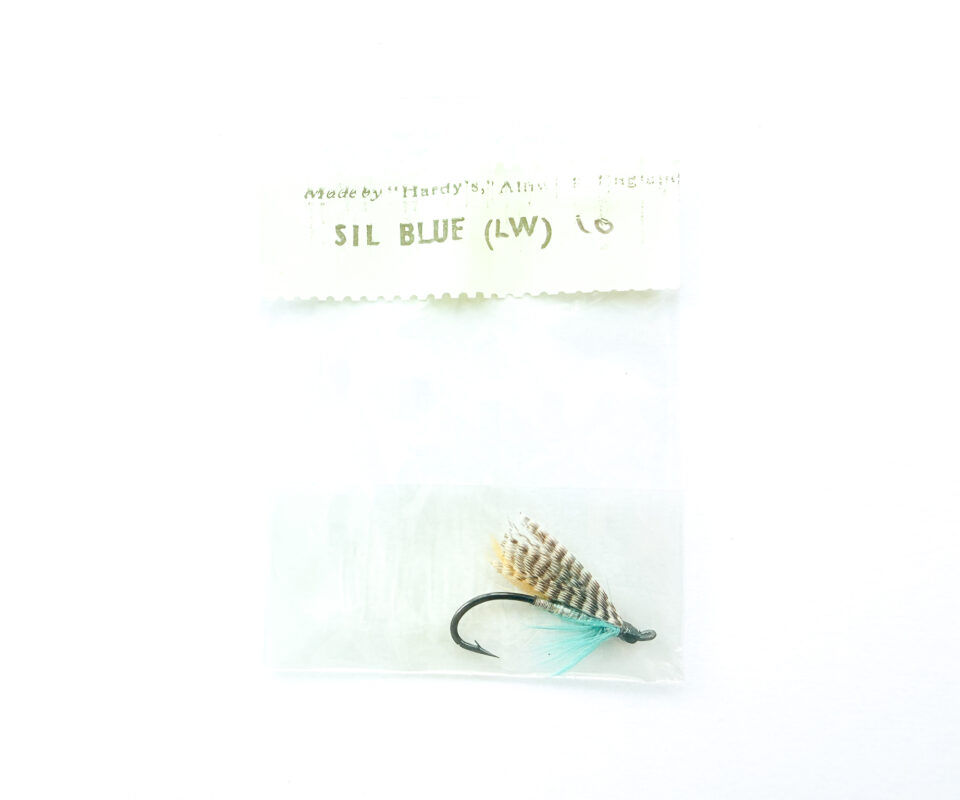 Hardy of Alnwick, Silver Blue (LW), Fully Dressed Salmon Fly 10 (Unused, In Original Sealed Packet, c.1960s)