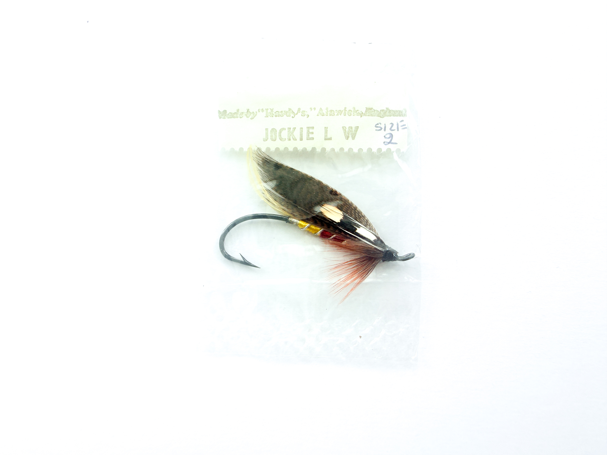 Hardy of Alnwick, Jockie (LW), Fully Dressed Salmon Fly 2 (Unused, In Original Sealed Packet, c.1960s)
