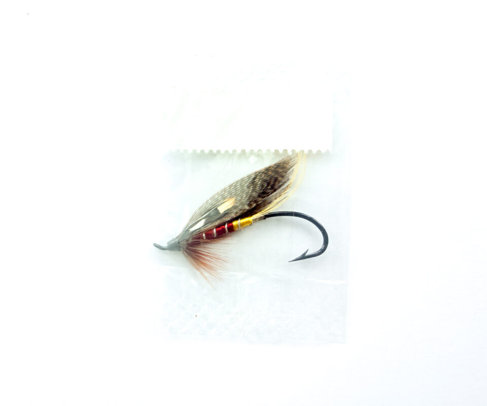 Alternative view of Hardy of Alnwick, Jockie (LW), Fully Dressed Salmon Fly 2 (Unused, In Original Sealed Packet, c.1960s)