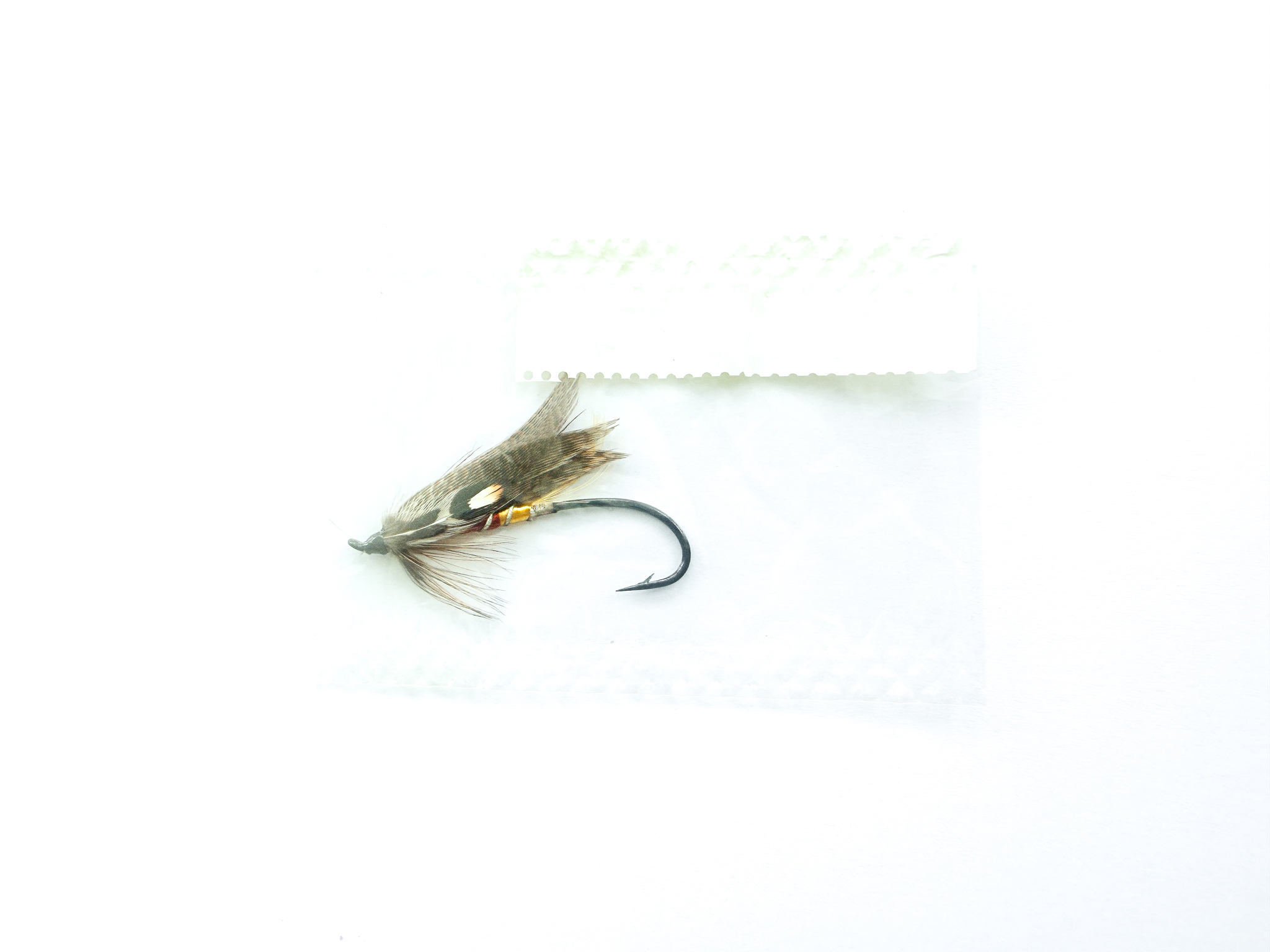 Hardy of Alnwick, Jockie (LW), Fully Dressed Salmon Fly 4 (Unused, In Original Sealed Packet, c.1960s) - Image 2