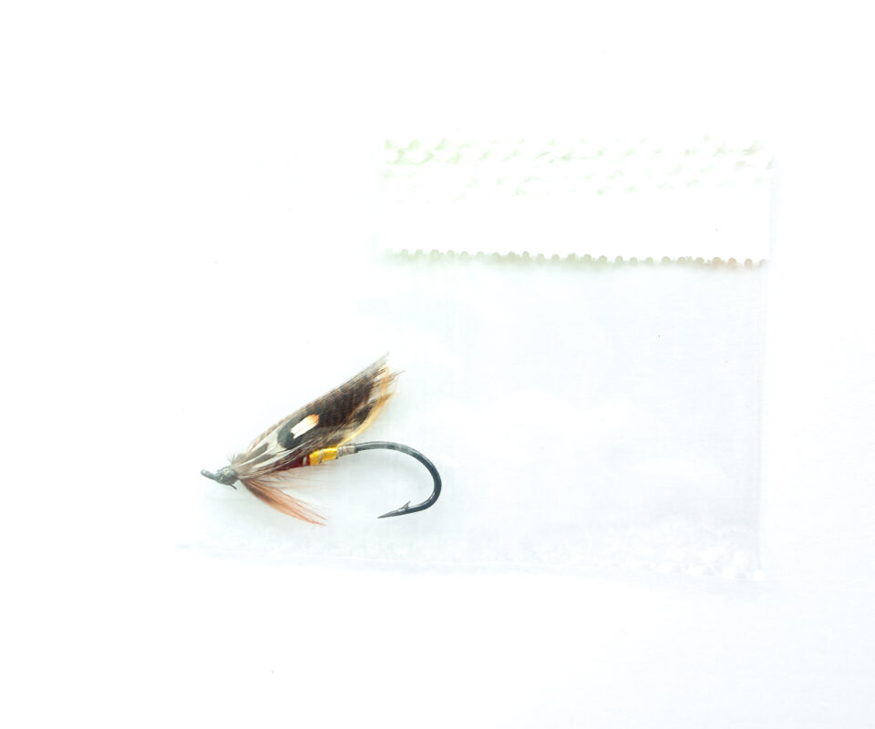 Alternative view of Hardy of Alnwick, Jockie (LW), Fully Dressed Salmon Fly 6 (Unused, In Original Sealed Packet, c.1960s)