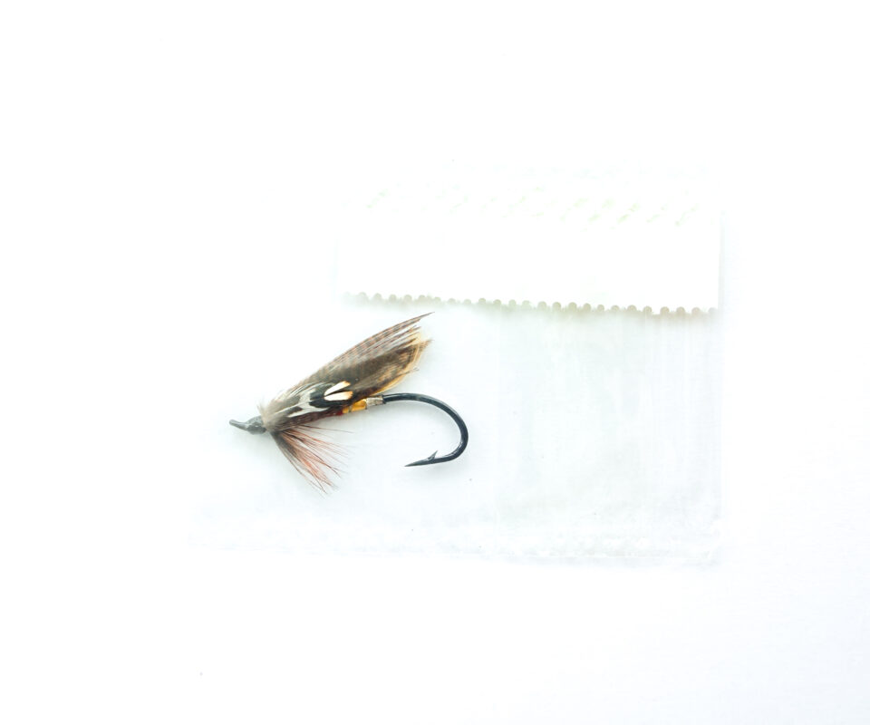 Alternative view of Hardy of Alnwick, Jockie (LW), Fully Dressed Salmon Fly 6 (Unused, In Original Sealed Packet, c.1960s)