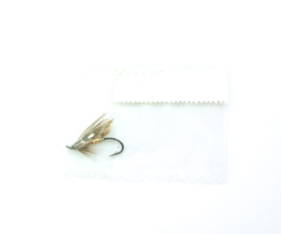 Alternative view of Hardy of Alnwick, Jockie (LW), Fully Dressed Salmon Fly 8 (Unused, In Original Sealed Packet, c.1960s)
