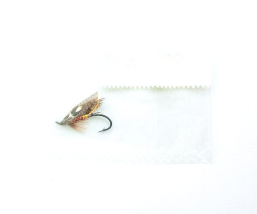Alternative view of Hardy of Alnwick, Jockie (LW), Fully Dressed Salmon Fly 8 (Unused, In Original Sealed Packet, c.1960s)