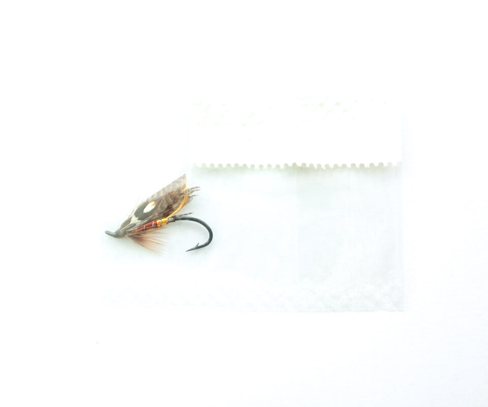 Alternative view of Hardy of Alnwick, Jockie (LW), Fully Dressed Salmon Fly 8 (Unused, In Original Sealed Packet, c.1960s)