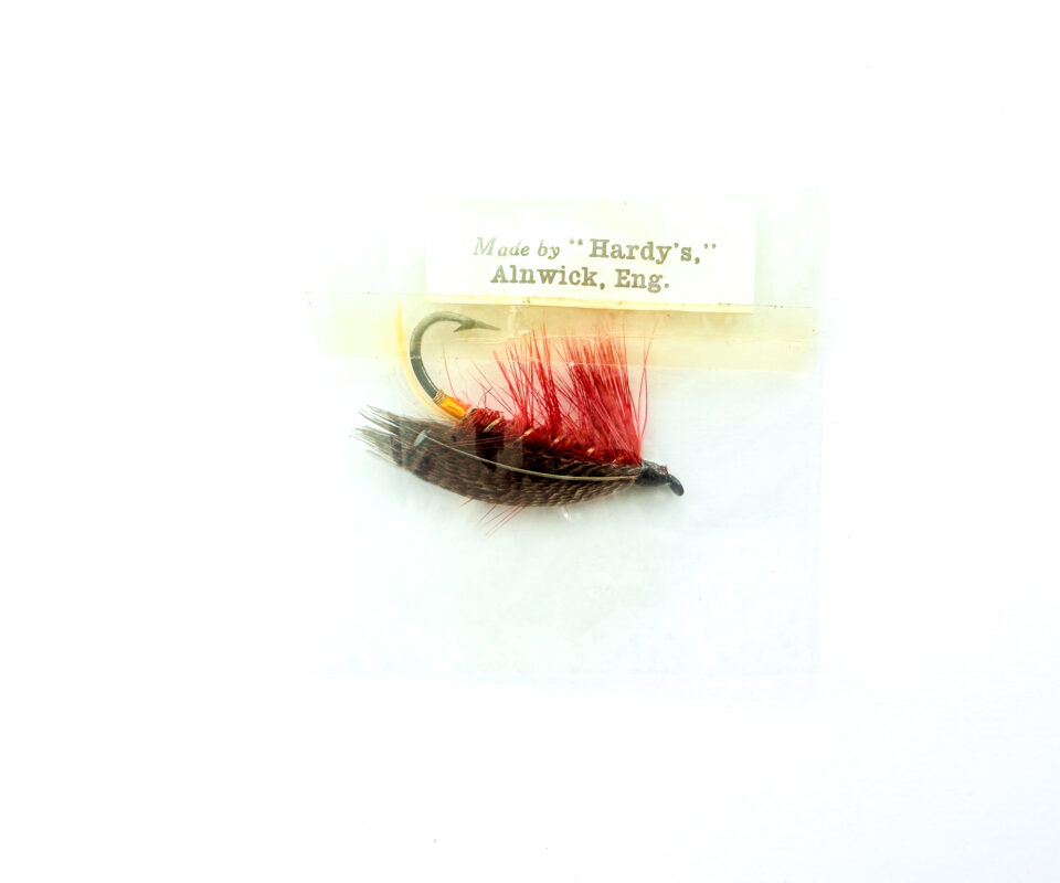 Hardy of Alnwick, Fiery Brown, Fully Dressed Salmon Fly 4 (Unused, In Original Sealed Packet, c.1960s)