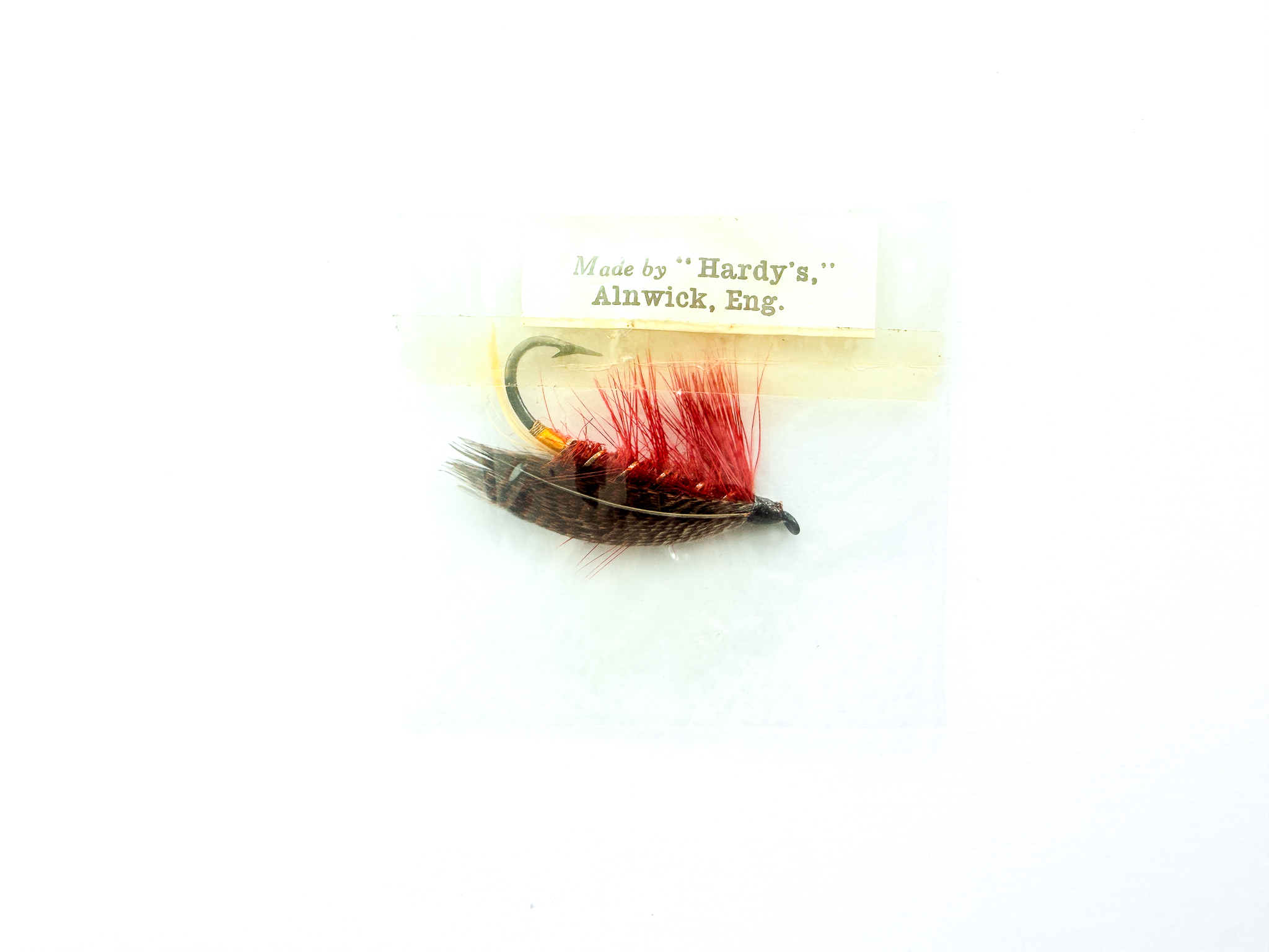 Hardy of Alnwick, Fiery Brown, Fully Dressed Salmon Fly 4 (Unused, In Original Sealed Packet, c.1960s)