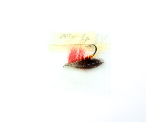 Alternative view of Hardy of Alnwick, Fiery Brown, Fully Dressed Salmon Fly 4 (Unused, In Original Sealed Packet, c.1960s)