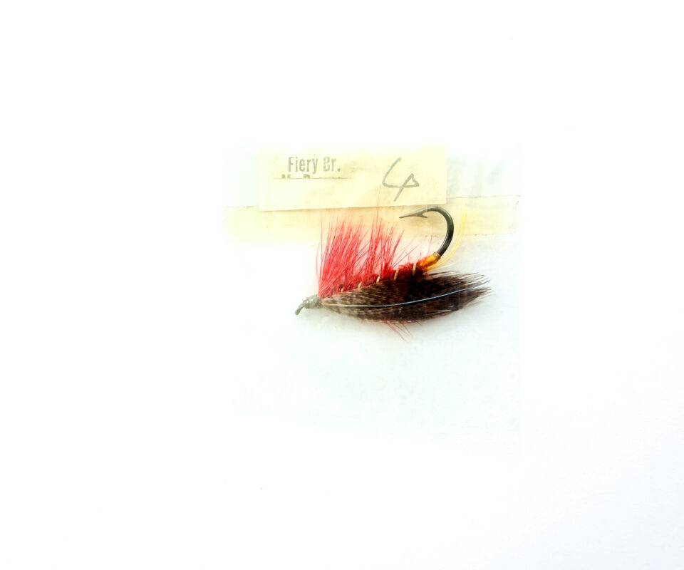 Alternative view of Hardy of Alnwick, Fiery Brown, Fully Dressed Salmon Fly 4 (Unused, In Original Sealed Packet, c.1960s)