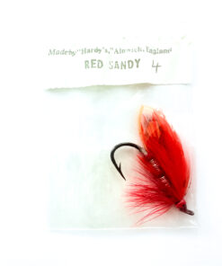 Hardy of Alnwick, Red Sandy, Fully Dressed Salmon Fly 4 (Unused, In Original Sealed Packet, c.1960s)