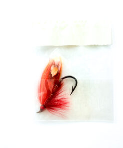 Alternative view of Hardy of Alnwick, Red Sandy, Fully Dressed Salmon Fly 4 (Unused, In Original Sealed Packet, c.1960s)