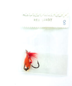 Hardy of Alnwick, Red Sandy, Fully Dressed Salmon Fly 8 (Unused, In Original Sealed Packet, c.1960s)