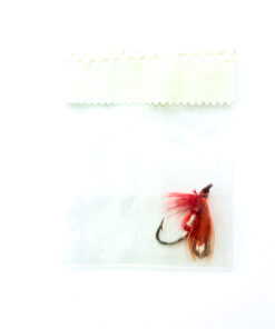 Alternative view of Hardy of Alnwick, Red Sandy, Fully Dressed Salmon Fly 8 (Unused, In Original Sealed Packet, c.1960s)